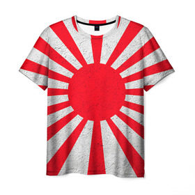 Мужская футболка 3D с принтом Япония в Кировске, 100% полиэфир | прямой крой, круглый вырез горловины, длина до линии бедер | country | japan | государство | страна | флаг | флаги | япония