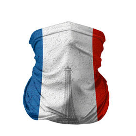 Бандана-труба 3D с принтом Франция в Кировске, 100% полиэстер, ткань с особыми свойствами — Activecool | плотность 150‒180 г/м2; хорошо тянется, но сохраняет форму | country | france | государство | страна | флаг | флаги | франция