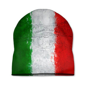 Шапка 3D с принтом Италия в Кировске, 100% полиэстер | универсальный размер, печать по всей поверхности изделия | country | italy | государство | италия | страна | флаг | флаги