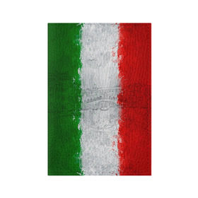 Обложка для паспорта матовая кожа с принтом Италия в Кировске, натуральная матовая кожа | размер 19,3 х 13,7 см; прозрачные пластиковые крепления | Тематика изображения на принте: country | italy | государство | италия | страна | флаг | флаги