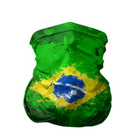 Бандана-труба 3D с принтом Бразилия в Кировске, 100% полиэстер, ткань с особыми свойствами — Activecool | плотность 150‒180 г/м2; хорошо тянется, но сохраняет форму | brazil | country | бразилия | государство | страна | флаг | флаги