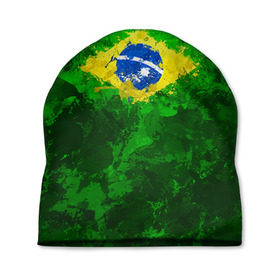 Шапка 3D с принтом Бразилия в Кировске, 100% полиэстер | универсальный размер, печать по всей поверхности изделия | brazil | country | бразилия | государство | страна | флаг | флаги