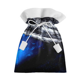Подарочный 3D мешок с принтом Астероид в Кировске, 100% полиэстер | Размер: 29*39 см | Тематика изображения на принте: вселенная | галактика | звезды | планеты | туманность
