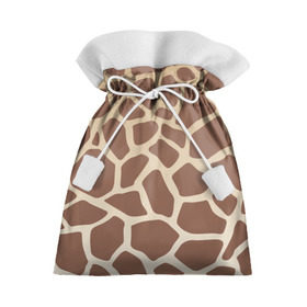 Подарочный 3D мешок с принтом Жираф в Кировске, 100% полиэстер | Размер: 29*39 см | Тематика изображения на принте: animals | животные | жираф | зверь | полосы