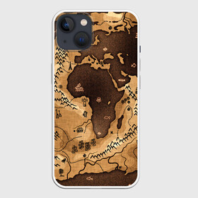 Чехол для iPhone 13 с принтом Карта мира в Кировске,  |  | world3d | география | карта | мир | популярные | прикольные