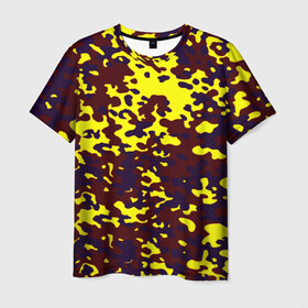 Мужская футболка 3D с принтом Полевой(пиксели) в Кировске, 100% полиэфир | прямой крой, круглый вырез горловины, длина до линии бедер | Тематика изображения на принте: camo | камо | камуфляж | цветной | яркий