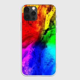 Чехол для iPhone 12 Pro Max с принтом Grunge paint в Кировске, Силикон |  | абстракция | абстракция красок | арт | брызги | краска | цветные