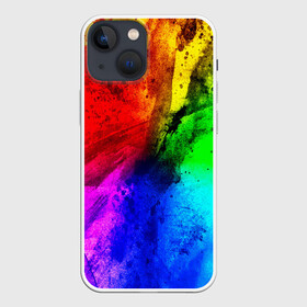 Чехол для iPhone 13 mini с принтом Grunge paint в Кировске,  |  | абстракция | абстракция красок | арт | брызги | краска | цветные