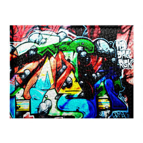 Обложка для студенческого билета с принтом Искусство в Кировске, натуральная кожа | Размер: 11*8 см; Печать на всей внешней стороне | граффити