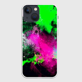 Чехол для iPhone 13 mini с принтом Брызги красок в Кировске,  |  | кляксы | разноцветный | яркий