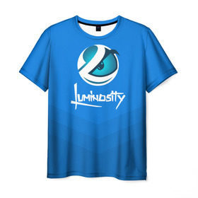 Мужская футболка 3D с принтом Luminosity в Кировске, 100% полиэфир | прямой крой, круглый вырез горловины, длина до линии бедер | csgo | esports | gaming | lg | luminosity | ксго