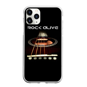 Чехол для iPhone 11 Pro матовый с принтом ROCK ALIVE в Кировске, Силикон |  | Тематика изображения на принте: rock | рок | рок жив | рок музыка | русский рок