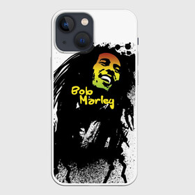 Чехол для iPhone 13 mini с принтом Bob Marley в Кировске,  |  | Тематика изображения на принте: bob marley | боб марли | музыка | регги | ямайка