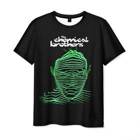 Мужская футболка 3D с принтом Chemical Brothers в Кировске, 100% полиэфир | прямой крой, круглый вырез горловины, длина до линии бедер | big beat | chemical brothers | биг бит | бигбит | кемикал бразерс | электронная | электронная музыка