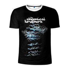 Мужская футболка 3D спортивная с принтом Chemical Brothers в Кировске, 100% полиэстер с улучшенными характеристиками | приталенный силуэт, круглая горловина, широкие плечи, сужается к линии бедра | big beat | chemical brothers | биг бит | бигбит | кемикал бразерс | электронная | электронная музыка