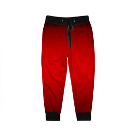 Детские брюки 3D с принтом Hot-Rod в Кировске, 100% полиэстер | манжеты по низу, эластичный пояс регулируется шнурком, по бокам два кармана без застежек, внутренняя часть кармана из мелкой сетки | градиент | красный