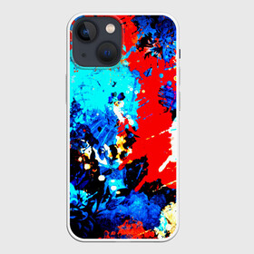 Чехол для iPhone 13 mini с принтом Абстракция красок в Кировске,  |  | брызги | кляксы | цветной | яркий