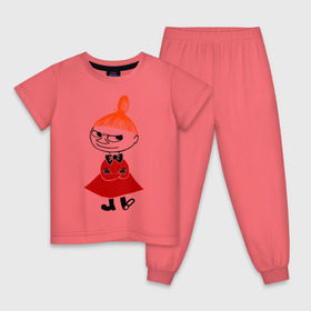 Детская пижама хлопок с принтом Малышка Мю в Кировске, 100% хлопок |  брюки и футболка прямого кроя, без карманов, на брюках мягкая резинка на поясе и по низу штанин
 | Тематика изображения на принте: муми тролль