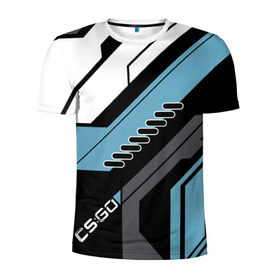Мужская футболка 3D спортивная с принтом cs:go - Vulcan Style (Вулкан) в Кировске, 100% полиэстер с улучшенными характеристиками | приталенный силуэт, круглая горловина, широкие плечи, сужается к линии бедра | cs | csgo | go | vulcan | кс
