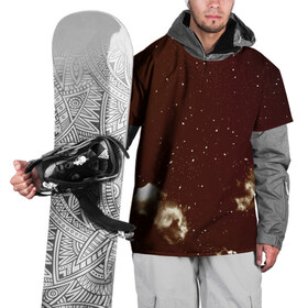 Накидка на куртку 3D с принтом Old kosmos в Кировске, 100% полиэстер |  | вселенная | галактика | звезды | планеты | туманность