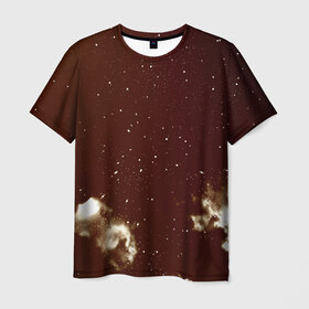 Мужская футболка 3D с принтом Old kosmos в Кировске, 100% полиэфир | прямой крой, круглый вырез горловины, длина до линии бедер | вселенная | галактика | звезды | планеты | туманность