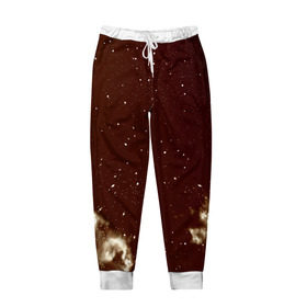 Мужские брюки 3D с принтом Old kosmos в Кировске, 100% полиэстер | манжеты по низу, эластичный пояс регулируется шнурком, по бокам два кармана без застежек, внутренняя часть кармана из мелкой сетки | вселенная | галактика | звезды | планеты | туманность