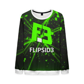 Мужской свитшот 3D с принтом flipsid3 1 в Кировске, 100% полиэстер с мягким внутренним слоем | круглый вырез горловины, мягкая резинка на манжетах и поясе, свободная посадка по фигуре | flipsid