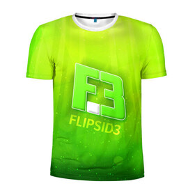 Мужская футболка 3D спортивная с принтом flipsid3 3 в Кировске, 100% полиэстер с улучшенными характеристиками | приталенный силуэт, круглая горловина, широкие плечи, сужается к линии бедра | flipsid