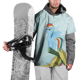 Накидка на куртку 3D с принтом Rainbow в Кировске, 100% полиэстер |  | my little pony | луна | пинки пай | пони | рарити | рейнбоу дэш | селестия | сумеречная искорка | флаттершай | эплджек