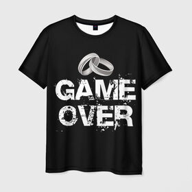 Мужская футболка 3D с принтом Game over в Кировске, 100% полиэфир | прямой крой, круглый вырез горловины, длина до линии бедер | братва жениха | жених | мальчишник | мафия жениха