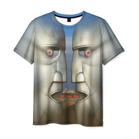 Мужская футболка 3D с принтом Pink Floyd. The division bell в Кировске, 100% полиэфир | прямой крой, круглый вырез горловины, длина до линии бедер | Тематика изображения на принте: 