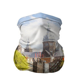 Бандана-труба 3D с принтом Amsterdam в Кировске, 100% полиэстер, ткань с особыми свойствами — Activecool | плотность 150‒180 г/м2; хорошо тянется, но сохраняет форму | нидерланды | пейзаж