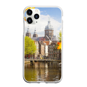 Чехол для iPhone 11 Pro матовый с принтом Amsterdam в Кировске, Силикон |  | нидерланды | пейзаж
