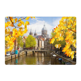 Магнитный плакат 3Х2 с принтом Amsterdam в Кировске, Полимерный материал с магнитным слоем | 6 деталей размером 9*9 см | нидерланды | пейзаж