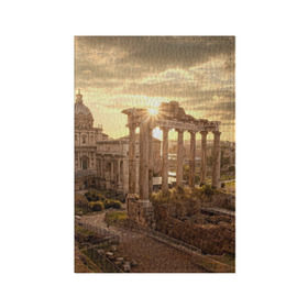 Обложка для паспорта матовая кожа с принтом Рим в Кировске, натуральная матовая кожа | размер 19,3 х 13,7 см; прозрачные пластиковые крепления | Тематика изображения на принте: europe | italy | rome | vatican | архитектура | ватикан | европа | италия | папа римский | развалины | рим | руины