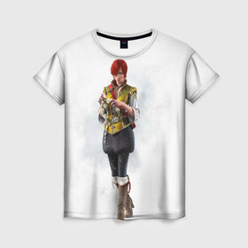 Женская футболка 3D с принтом Шани в Кировске, 100% полиэфир ( синтетическое хлопкоподобное полотно) | прямой крой, круглый вырез горловины, длина до линии бедер | gerald | wild hunt | witcher | ведьмак | геральд | дикая охота | шани