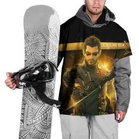 Накидка на куртку 3D с принтом Deus Ex в Кировске, 100% полиэстер |  | deus ex | human revolution | mankind divided | адам дженсен | деус экс