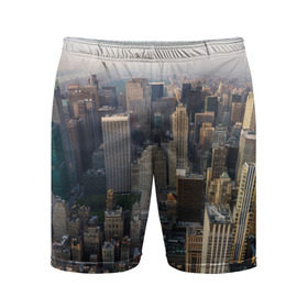Мужские шорты 3D спортивные с принтом New York в Кировске,  |  | america | new york | usa | америка | высотки | мегаполис | нью йорк | столица мира | сша | штаты