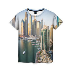 Женская футболка 3D с принтом Dubai в Кировске, 100% полиэфир ( синтетическое хлопкоподобное полотно) | прямой крой, круглый вырез горловины, длина до линии бедер | dubai | абу даби | арабские эмираты | ближний восток | богатство | бурдж халифа | дубай | изобилие | каникулы | мегаполис | нефть | оаэ | отпуск | персидский залив | роскошь | технологии | туризм | шейхи