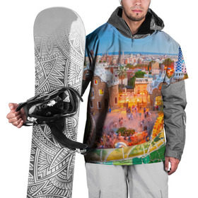 Накидка на куртку 3D с принтом Barcelona в Кировске, 100% полиэстер |  | Тематика изображения на принте: europe | spain | барселона | европа | ес | испания | туризм