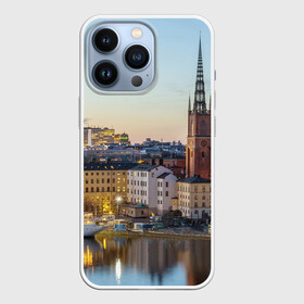 Чехол для iPhone 13 Pro с принтом Швеция в Кировске,  |  | Тематика изображения на принте: europe | stockholm | sweden | европа | ес | каникулы | отпуск | стокгольм | туризм | швеция