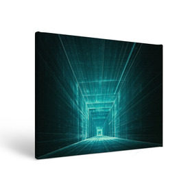 Холст прямоугольный с принтом Цифровой тоннель в Кировске, 100% ПВХ |  | Тематика изображения на принте: глубины сознания | интернет | коридор | матрица | оптическая иллюзия | секрет | сеть | тайна | тоннель