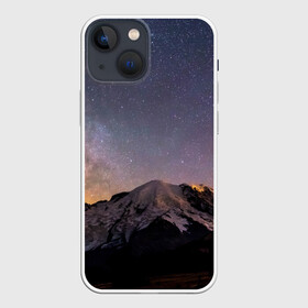 Чехол для iPhone 13 mini с принтом Звездное небо в Кировске,  |  | горы | звезды | космос | небо | ночь