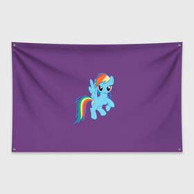 Флаг-баннер с принтом Me little pony 5 в Кировске, 100% полиэстер | размер 67 х 109 см, плотность ткани — 95 г/м2; по краям флага есть четыре люверса для крепления | my little pony