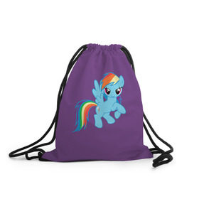 Рюкзак-мешок 3D с принтом Me little pony 5 в Кировске, 100% полиэстер | плотность ткани — 200 г/м2, размер — 35 х 45 см; лямки — толстые шнурки, застежка на шнуровке, без карманов и подкладки | my little pony