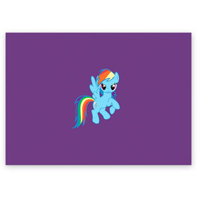 Поздравительная открытка с принтом Me little pony 5 в Кировске, 100% бумага | плотность бумаги 280 г/м2, матовая, на обратной стороне линовка и место для марки
 | my little pony