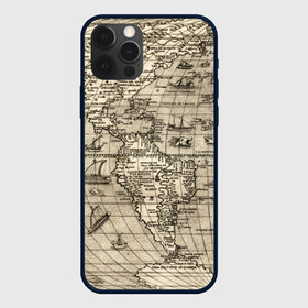 Чехол для iPhone 12 Pro Max с принтом Карта 15 в Кировске, Силикон |  | Тематика изображения на принте: map | world | карта | мир