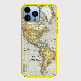 Чехол для iPhone 13 Pro Max с принтом Карта 16 в Кировске,  |  | map | world | карта | мир