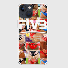 Чехол для iPhone 13 mini с принтом Волейбол 1 в Кировске,  |  | fiv3 | volleyball | волейбол