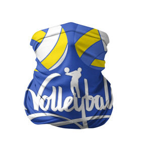 Бандана-труба 3D с принтом Волейбол 6 в Кировске, 100% полиэстер, ткань с особыми свойствами — Activecool | плотность 150‒180 г/м2; хорошо тянется, но сохраняет форму | volleyball | волейбол